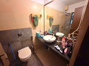 Bathroom in 3 BHK Apartment at Versova Heights, Versova – for Rent
