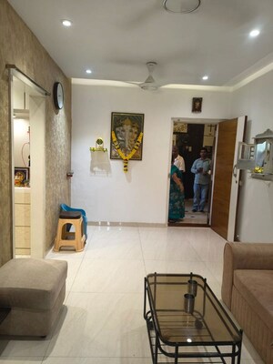 Living Room in 2 BHK Apartment at Dolphin Garden, Mira Road – for Sale