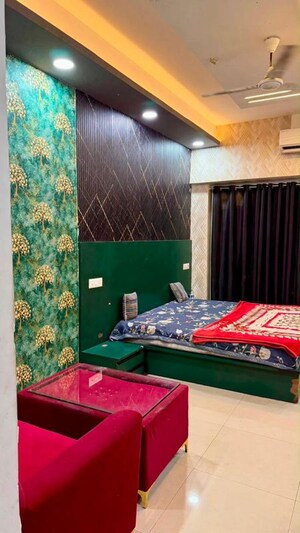 Bedroom in Studio Apartment at Gaur City Center, Sector 4 Greater Noida – for Rent
