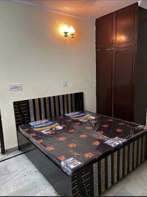 Bedroom in 3 BHK Builder Floor at Ramesh Nagar – for Rent