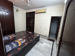 Bedroom in 3 BHK Builder Floor at Ramesh Nagar – for Rent