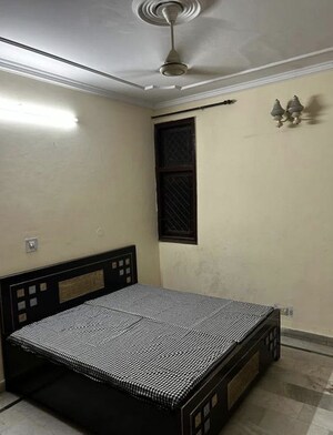 Bedroom in 3 BHK Builder Floor at Ramesh Nagar – for Rent