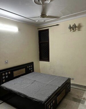 Bedroom in 3 BHK Builder Floor at Ramesh Nagar – for Rent