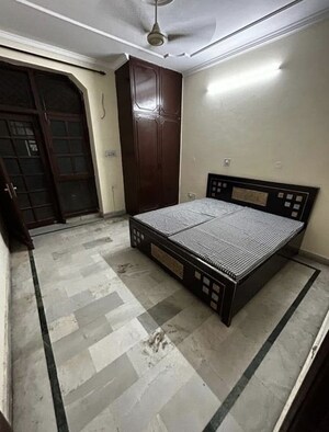 Bedroom in 3 BHK Builder Floor at Ramesh Nagar – for Rent