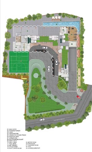 Master Plan in 2 BHK Apartment at Crest Oaks, Marol – for Sale