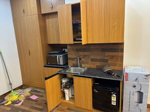 Kitchen in Studio Apartment at Gaur City Center, Sector 4 Greater Noida – for Rent