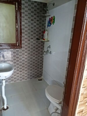 Bathroom in 3 BHK Apartment at Aerocity – for Rent