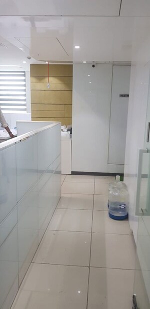 Bathroom in  Office Space at Savvy Shapath V, Prahlad Nagar – for Rent