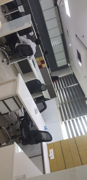 Staircase in  Office Space at Savvy Shapath V, Prahlad Nagar – for Rent