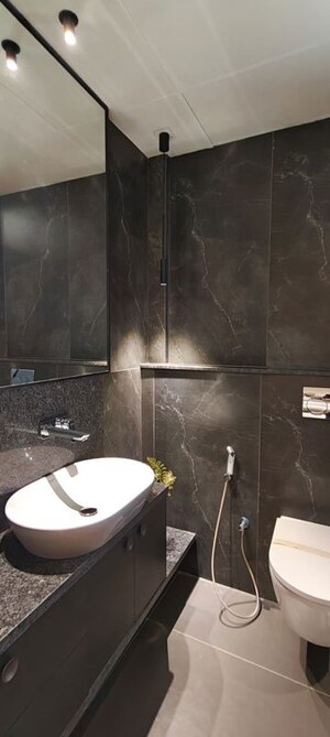 Bathroom in 4 BHK Villa at Nilamber Nirant, Bhayli – for Sale