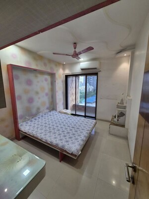 Bedroom in 3 BHK Apartment at Shree Balaji Krupa Apartment, Kharghar – for Rent