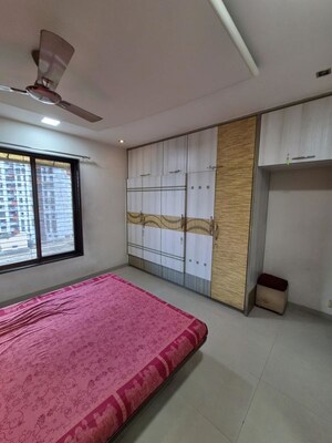 Bedroom in 3 BHK Apartment at Shree Balaji Krupa Apartment, Kharghar – for Rent