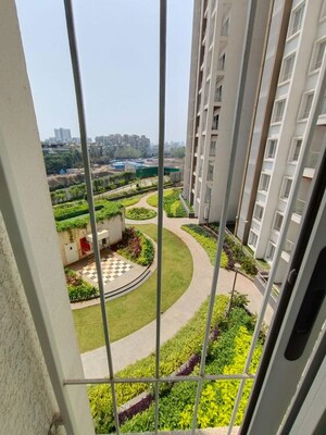 Balcony in 2 BHK Apartment at Runwal The Central Park, Chinchwad – for Rent