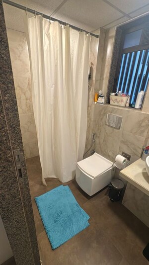 Bathroom in 2 BHK Apartment at Malhar 24 East, Sanpada – for Rent