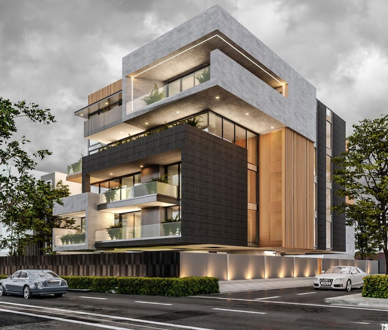 Exterior View, sector 104 3 Bedroom 1540 Sq.Ft. Builder Floor In Sector 104 Noida 10658794