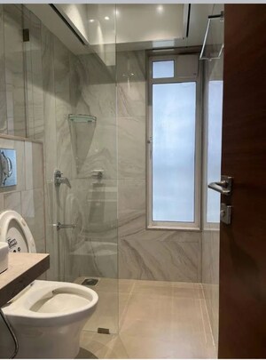 Bathroom in 3 BHK Apartment at Goregaon West – for Rent