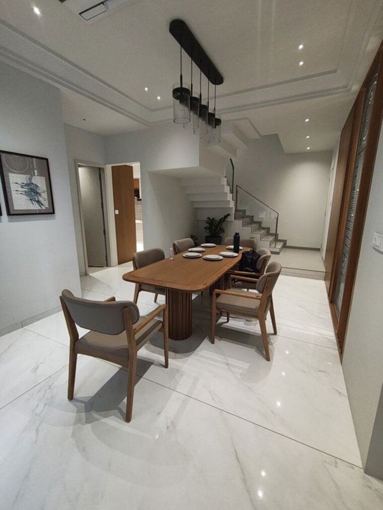 Dinning Area, bay-nilamber-nirvaan 4 Bedroom 2318 Sq.Ft. Villa In Old Padra Road Vadodara 10658839