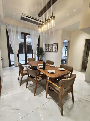 Dining Room in 4 BHK Villa at Bay Nilamber Nirvaan, Old Padra Road – for Sale