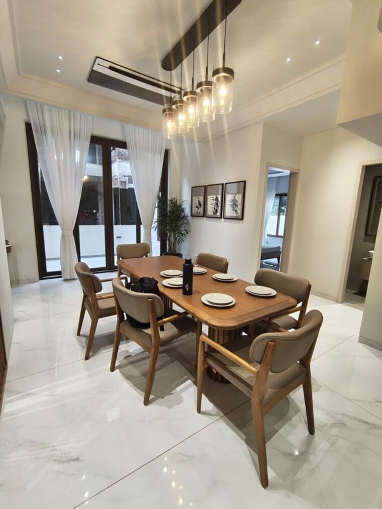 Dinning Area, bay-nilamber-nirvaan 4 Bedroom 2318 Sq.Ft. Villa In Old Padra Road Vadodara 10658839