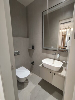 Bathroom in 4 BHK Villa at Bay Nilamber Nirvaan, Old Padra Road – for Sale