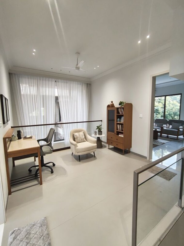Study Room, bay-nilamber-nirvaan 4 Bedroom 2318 Sq.Ft. Villa In Old Padra Road Vadodara 10658839