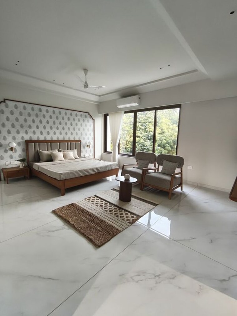 Living Room, bay-nilamber-nirvaan 4 Bedroom 2318 Sq.Ft. Villa In Old Padra Road Vadodara 10658839