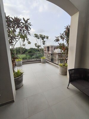 Balcony in 4 BHK Villa at Bay Nilamber Nirvaan, Old Padra Road – for Sale