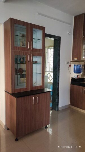 Kitchen in 3 BHK Apartment at Sai Orchards Apartment, Pimple Saudagar – for Rent