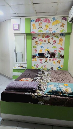 Bedroom in 2 BHK Apartment at Mahavir Varsha, Ghansoli – for Rent