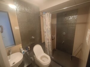 Bathroom in 2 BHK Apartment at Divine Aspen Garden, Goregaon East – for Rent