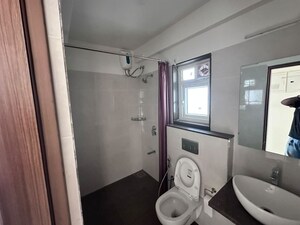 Bathroom in 2 BHK Apartment at Indiabulls Greens, New Panvel – for Rent