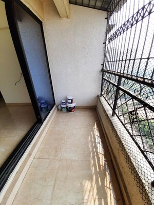 Balcony in 1 BHK Apartment at Tulsi Aura Mumbai, Ghansoli – for Rent