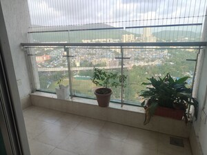 Balcony in 2 BHK Apartment at DB Woods, Goregaon East – for Rent