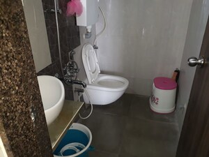 Bathroom in 1 BHK Apartment at Ekta Parks Ville, Virar West – for Rent