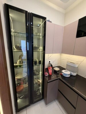 Kitchen in 2 BHK Builder Floor at Aerocity – for Rent