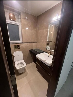 Bathroom in 3 BHK Apartment at Smart World Orchard, Sector 61 – for Rent
