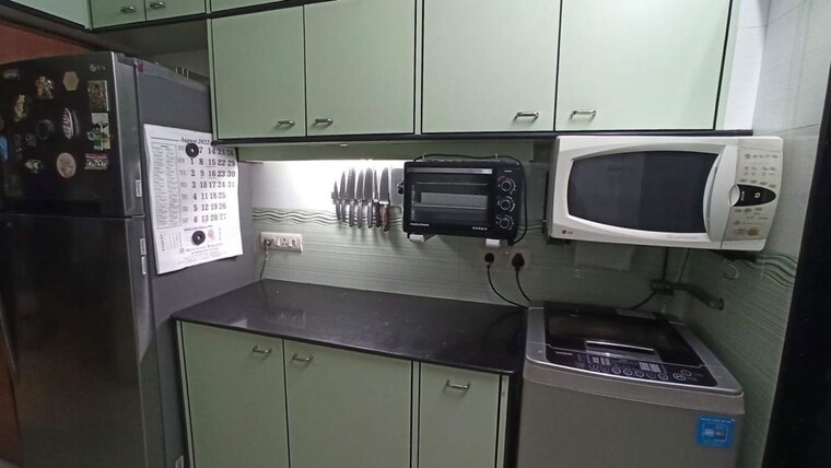 Kitchen, aastha-heights 2 Bedroom 950 Sq.Ft. Apartment In Goregaon West Mumbai 10659169