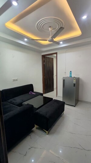 Living Room in 1 BHK Apartment at Freedom Fighters Enclave – for Rent
