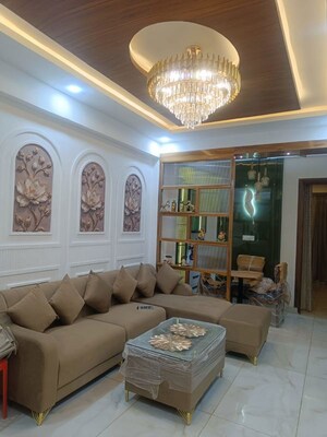 Living Room in 4 BHK Builder Floor at Bisrakh Jalalpur – for Sale