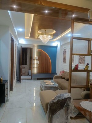 Living Room in 4 BHK Builder Floor at Bisrakh Jalalpur – for Sale