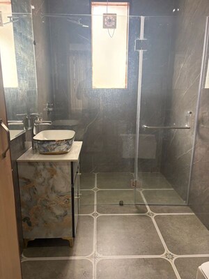 Bathroom in 2 BHK Builder Floor at Aerocity – for Rent