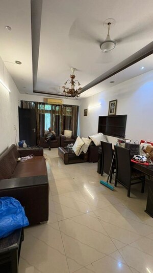 Living Room in 3 BHK Builder Floor at Chittaranjan Park – for Sale