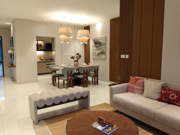Living Room, godrej-vanantara 3 Bedroom 1977 Sq.Ft. Apartment In Bannerghatta Bangalore 10659223