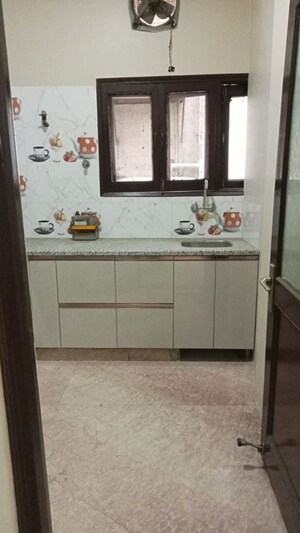 Kitchen in 4 BHK Builder Floor at Lajpat Nagar – for Rent