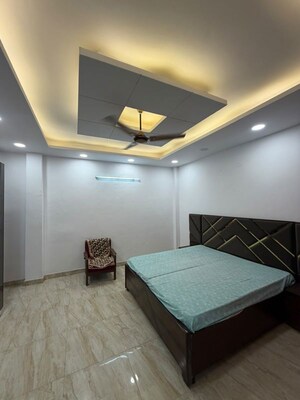 Bedroom in 2 BHK Builder Floor at Chattarpur – for Rent