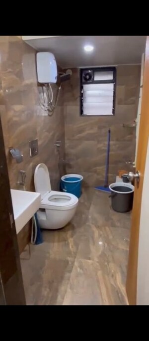 Bathroom in 2 BHK Apartment at Dhamji Shamji Mahavir Spring Tulip Phase 1, Pokhran Road No Two – for Sale