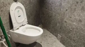 Bathroom in  Office Space at Omkar The Summit Business Bay, Andheri East – for Rent