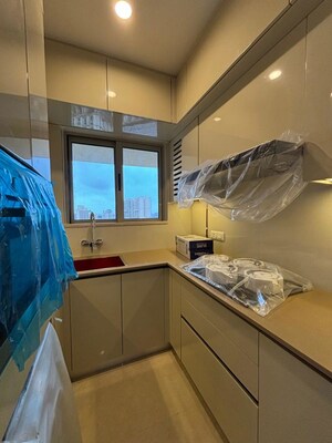 Kitchen in 3 BHK Apartment at Hiranandani Highland, Powai – for Rent