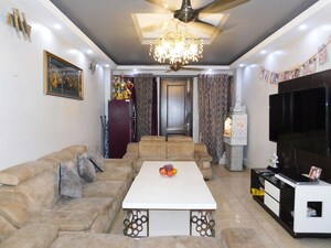 Living Room in 3 BHK Builder Floor at East Of Kailash – for Sale