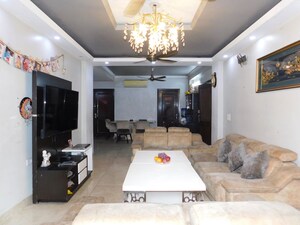 Living Room in 3 BHK Builder Floor at East Of Kailash – for Sale